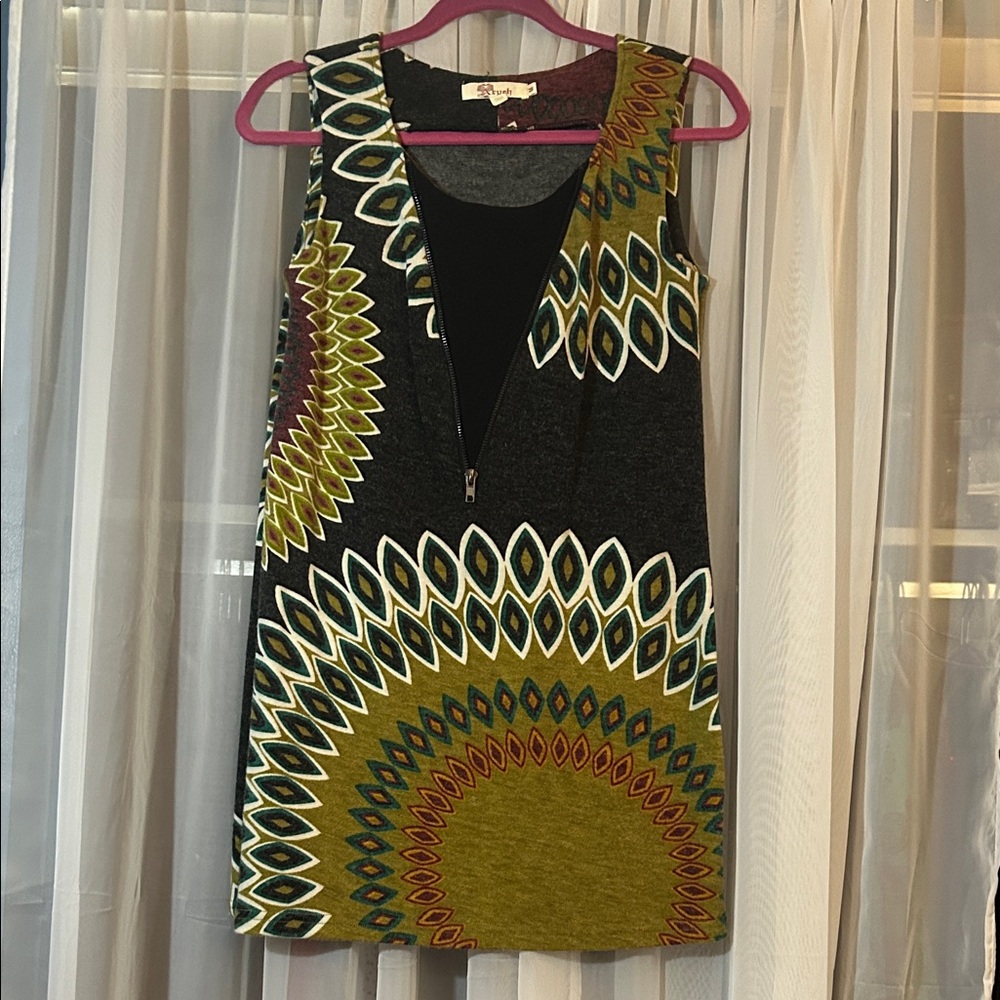 Aryeh Multicolor Geometric Dress